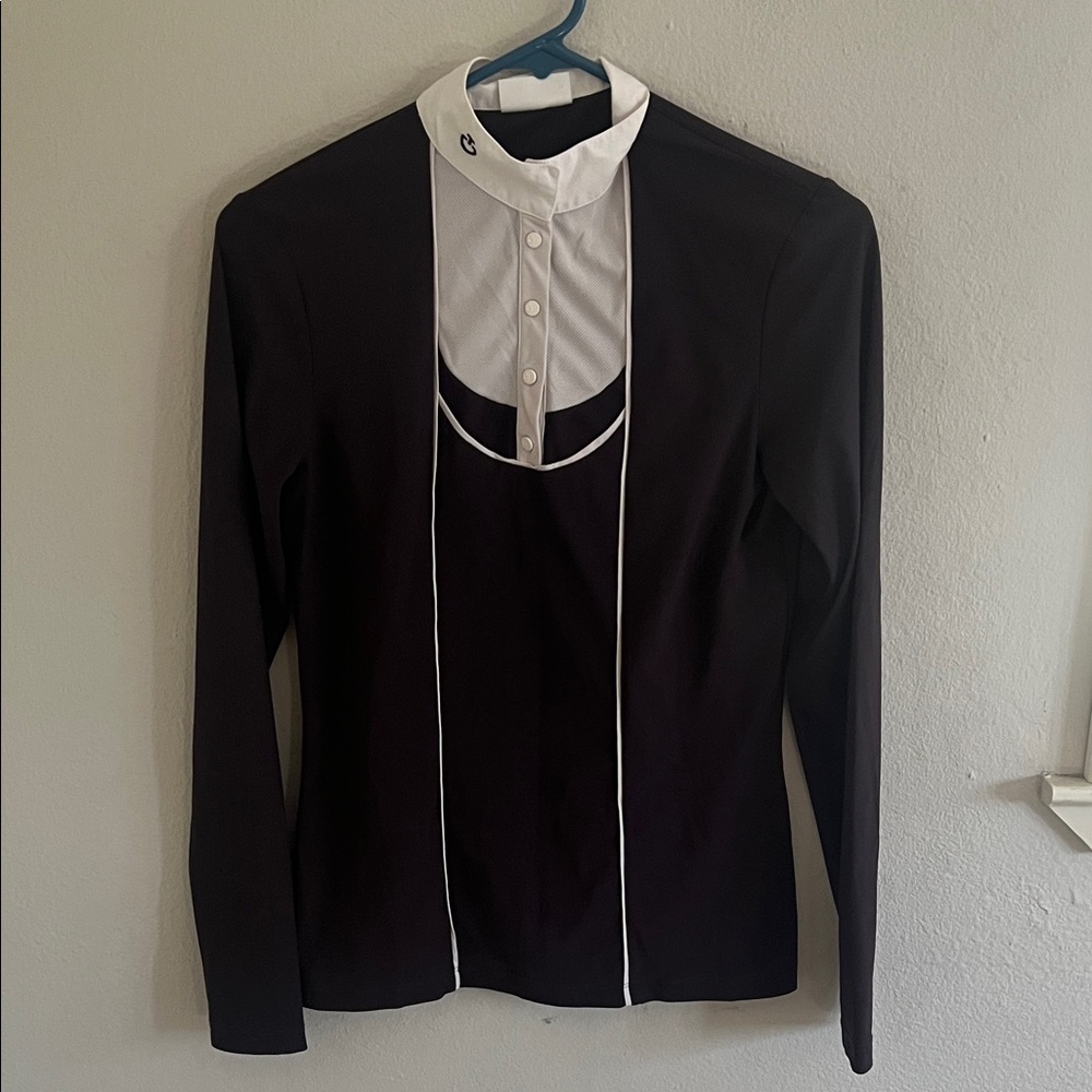 Cavalleria Toscana Women’s Tech Jersey Polo Show shirt
Size XS